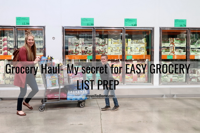 Grocery Haul - Taking You Along the Grocery List Prep!