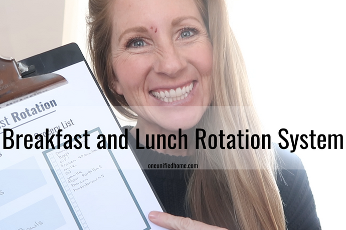 Our Breakfast and Lunch Rotation System