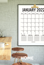 Load image into Gallery viewer, Large Print Family Wall Calendar

